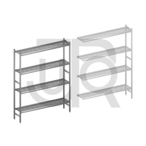 Hygiënische stelling H2135 x D360 | startset vak 1620 mm-0