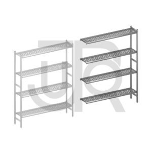 Hygiënische stelling H2135 x D360 | aanbouwset vak 1620 mm-0