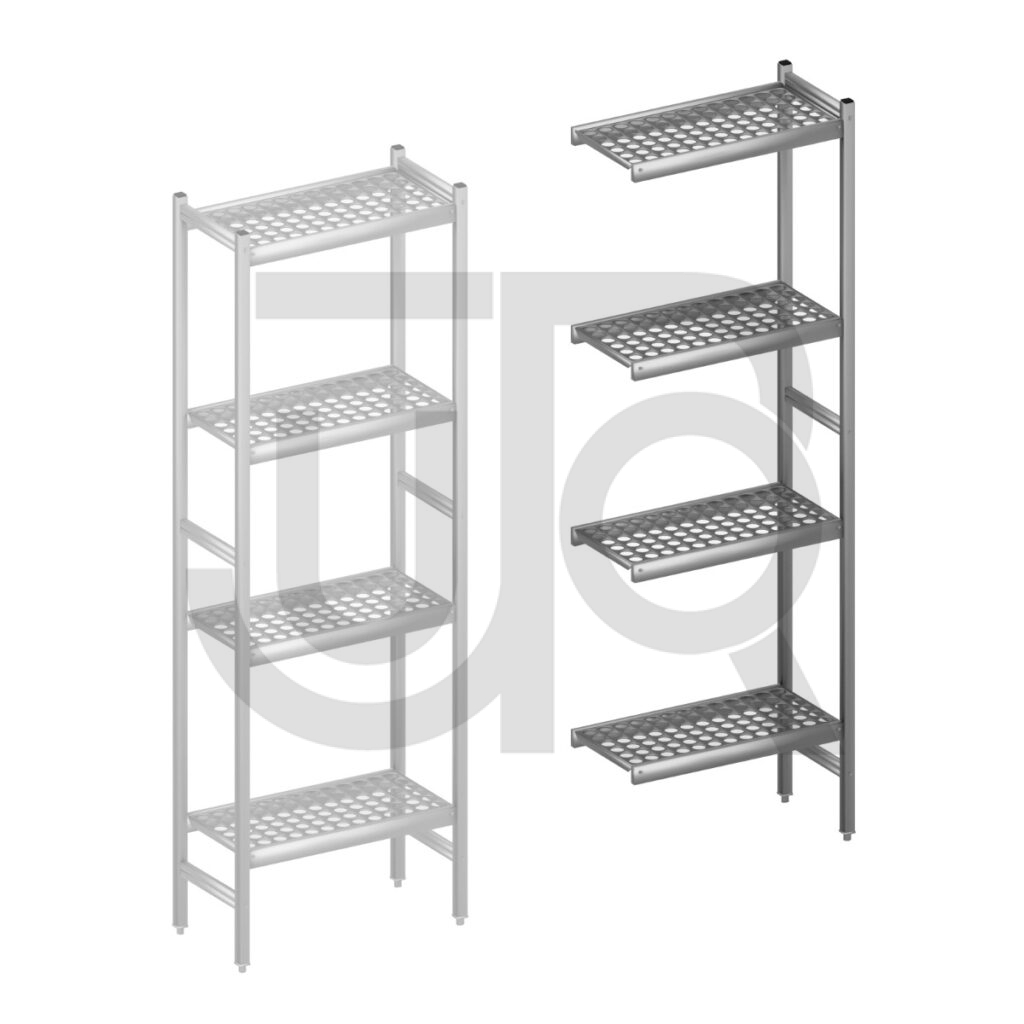 Hygiënische stelling H2135 x D360 | aanbouwset vak 660 mm-0