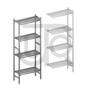 Hygiënische stelling H2135 x D360 | startset vak 780 mm-0