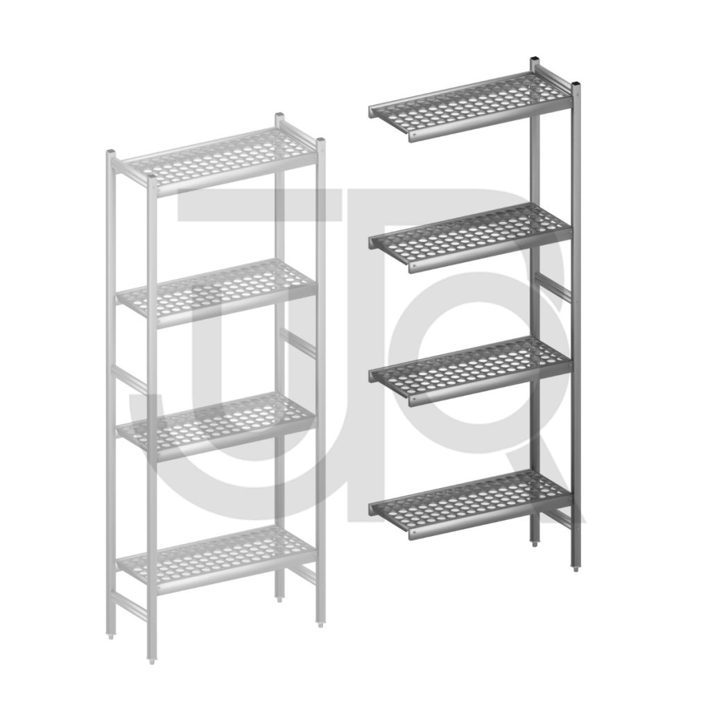 Hygiënische stelling H2135 x D360 | aanbouwset vak 780 mm-0