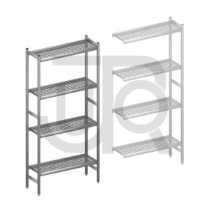 Hygiënische stelling H2135 x D360 | startset vak 960 mm-0