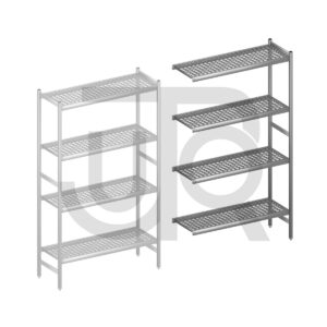 Hygiënische stelling H2135 x D460 | aanbouwset vak 1200 mm-0