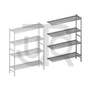 Hygiënische stelling H2135 x D460 | aanbouwset vak 1500 mm-0