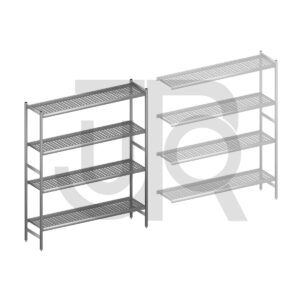 Hygiënische stelling H2135 x D460 | startset vak 1740 mm-0