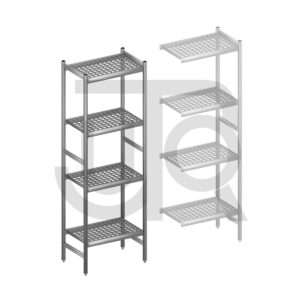 Hygiënische stelling H2135 x D460 | startset vak 660 mm-0