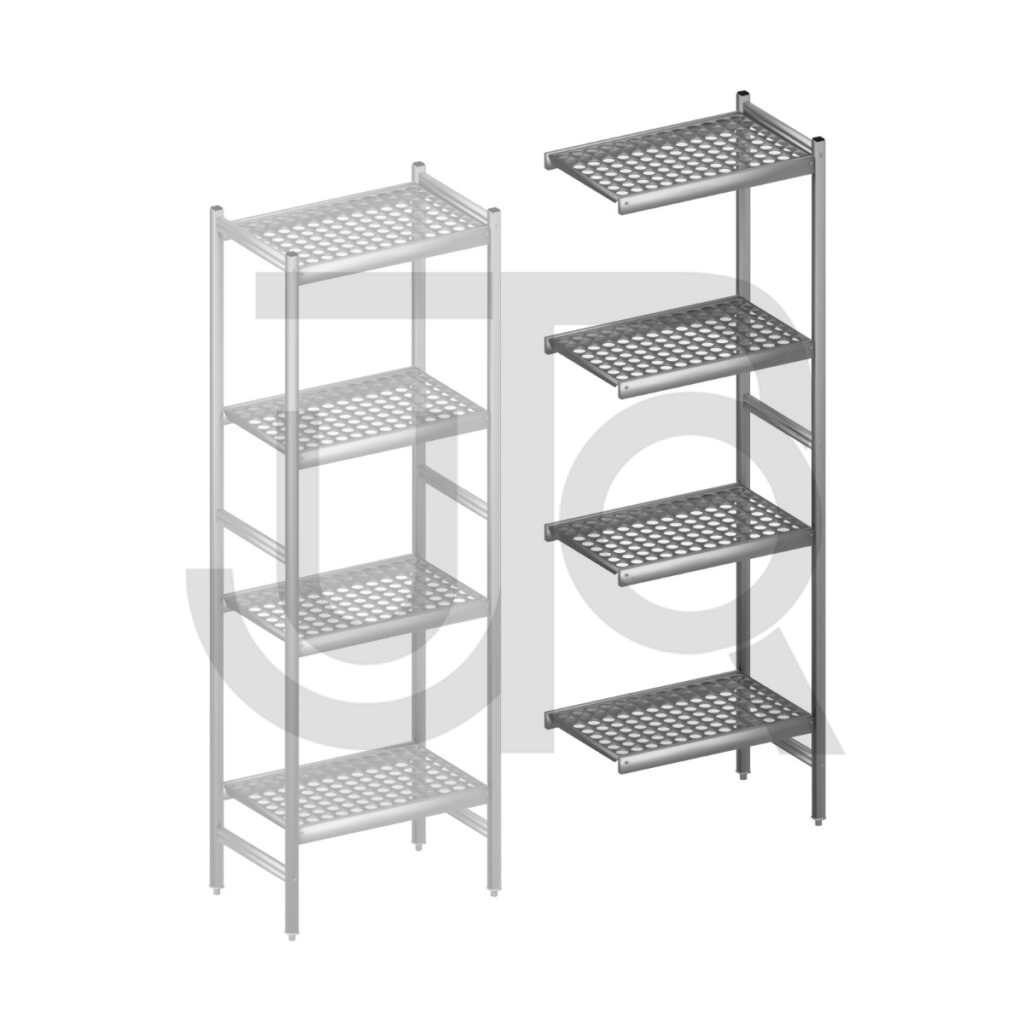 Hygiënische stelling H2135 x D460 | aanbouwset vak 660 mm-0