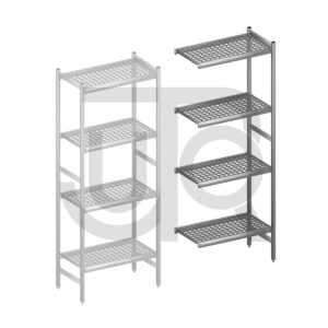 Hygiënische stelling H2135 x D460 | aanbouwset vak 780 mm-0