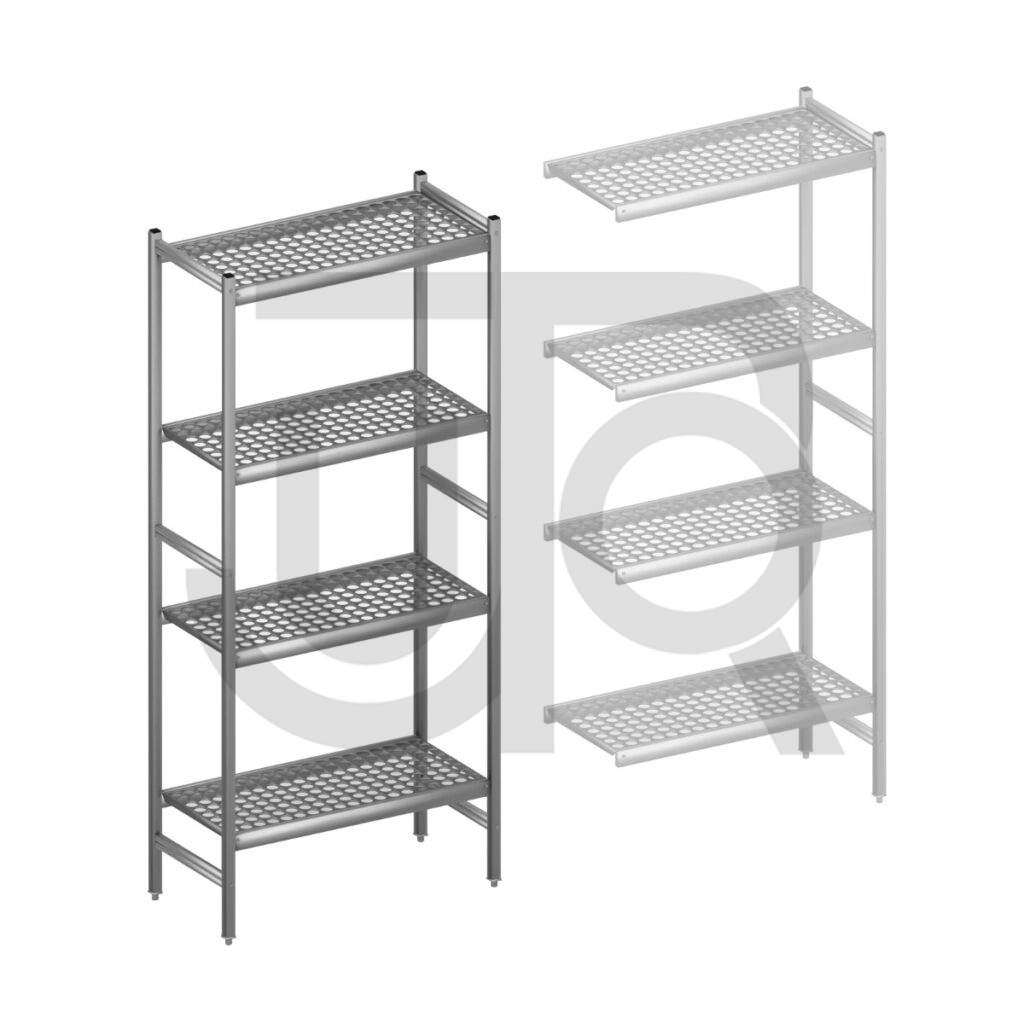 Hygiënische stelling H2135 x D460 | startset vak 900 mm-0