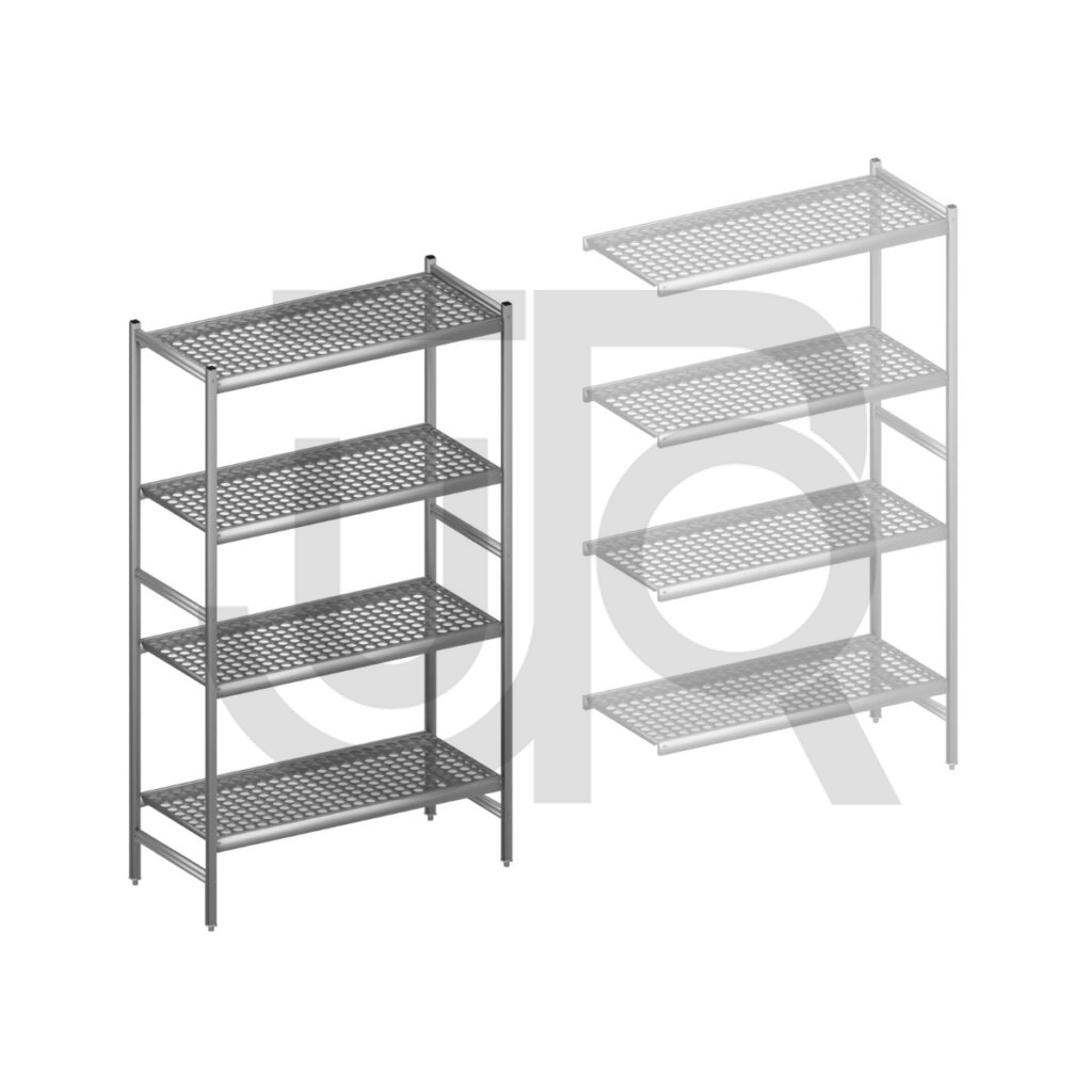 Hygiënische stelling H2135 x D560 | startset vak 1200 mm-0