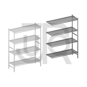 Hygiënische stelling H2135 x D560 | aanbouwset vak 1500 mm-0