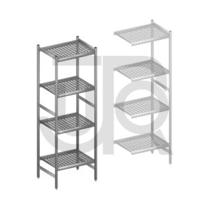 Hygiënische stelling H2135 x D560 | startset vak 660 mm-0