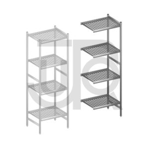 Hygiënische stelling H2135 x D560 | aanbouwset vak 660 mm-0