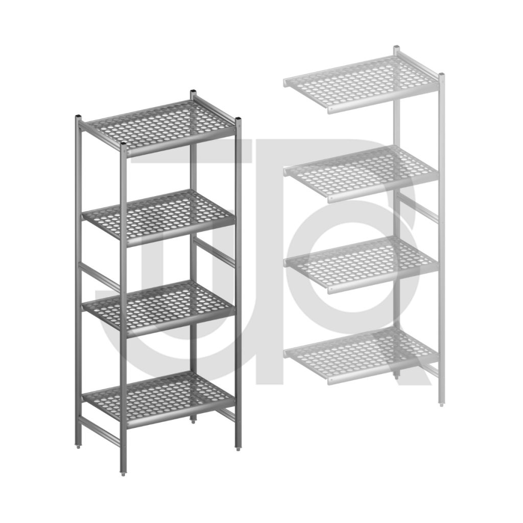 Hygiënische stelling H2135 x D560 | startset vak 780 mm-0