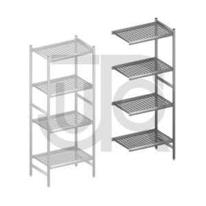 Hygiënische stelling H2135 x D560 | aanbouwset vak 780 mm-0