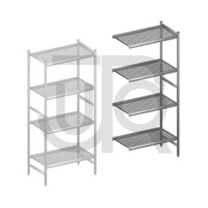 Hygiënische stelling H2135 x D560 | aanbouwset vak 900 mm-0