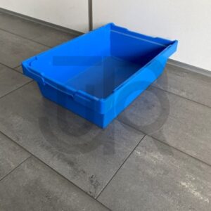 Gebruikte kunststof magazijnbak D600xB400xH170 mm-0