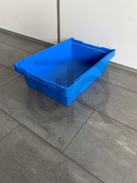 Gebruikte kunststof magazijnbak D600xB400xH170 mm-0