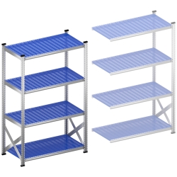 Stellingen met kunststof legborden