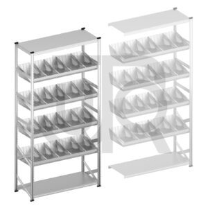 Modulaire bakken stelling H3028 x D600 |startset vak 1500 mm-0