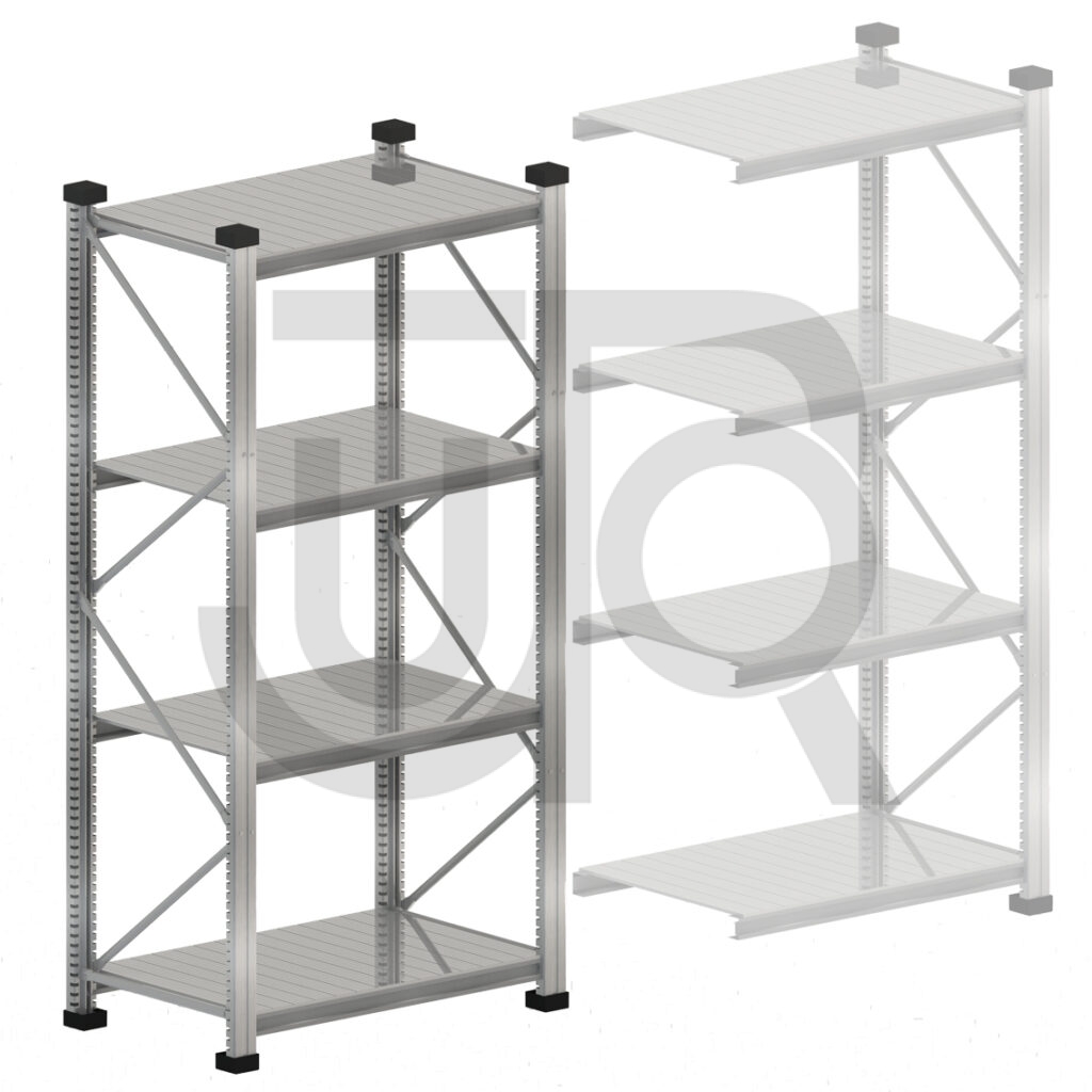 Gebruikte legbordstelling H2000 x D600 | startset vak 1500mm-0