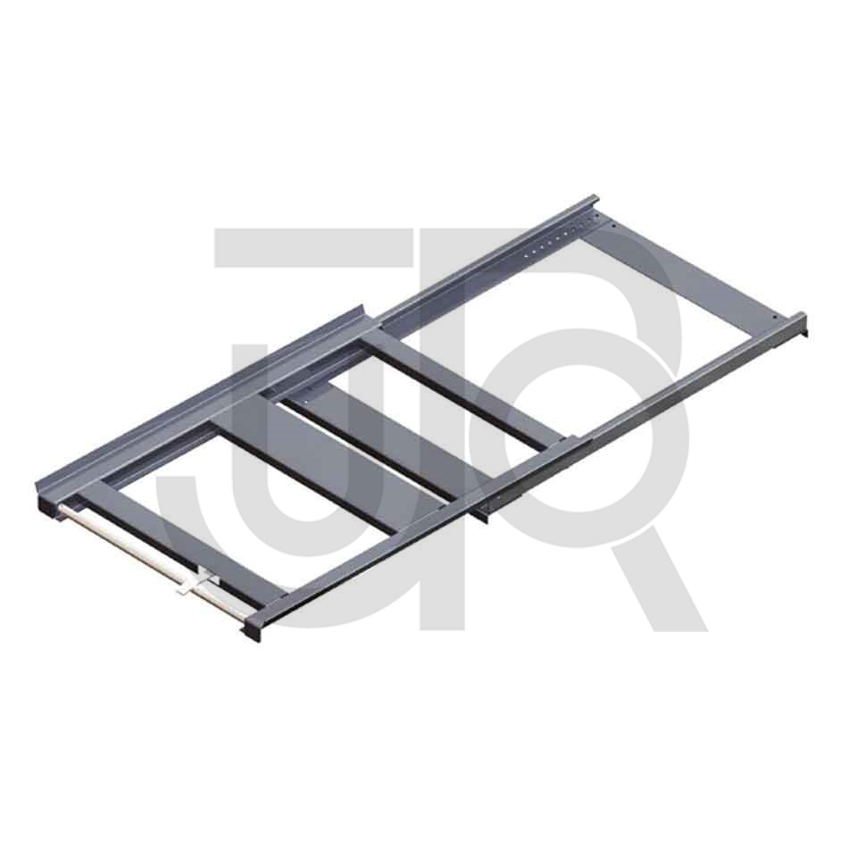 Palletlade liggermodel, 70% uittrekbaar korte zijde-0