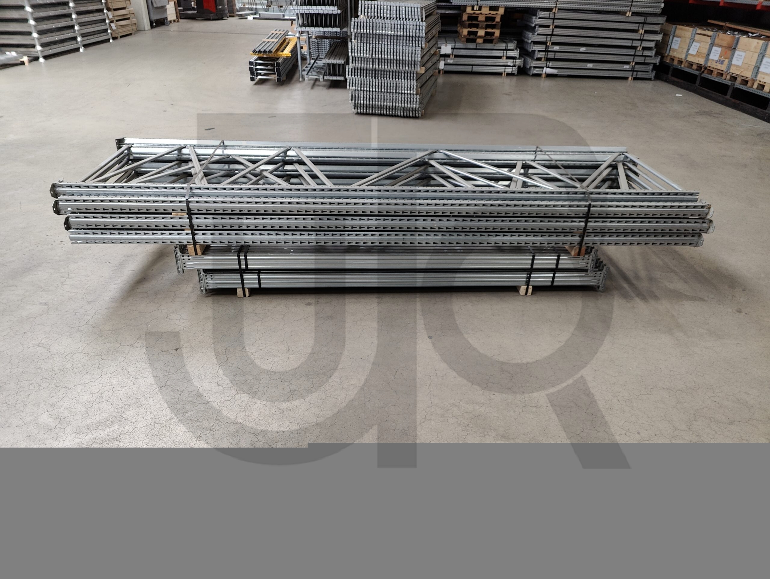 Startset gebruikte palletstelling Metalsistem Superbuild 5000×1100 mm, liggers 2700 mm - Afbeelding 3