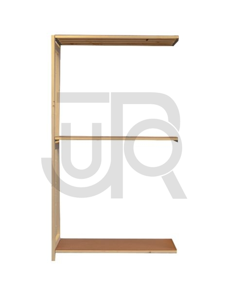 Aanbouwset 3 hardboard legborden H1500xB1170xD500 mm